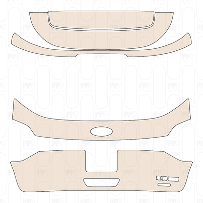 Pre-Cut PPF Ford Everest Base 2022
