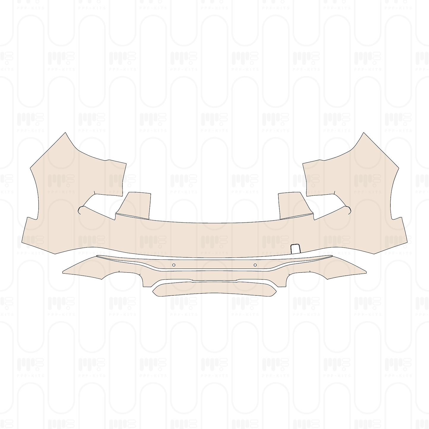 PPF precortado Ford Kuga ST-line 2022