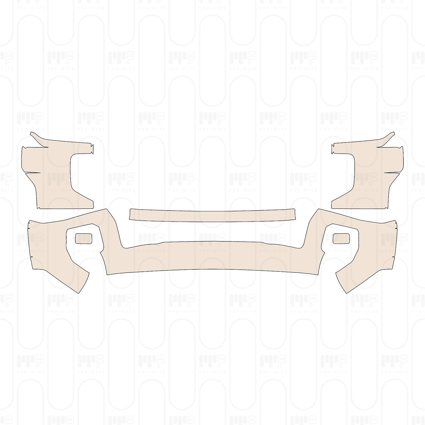 PPF precortado Ford Super Duty F-250 Super Cab Lariat 2022