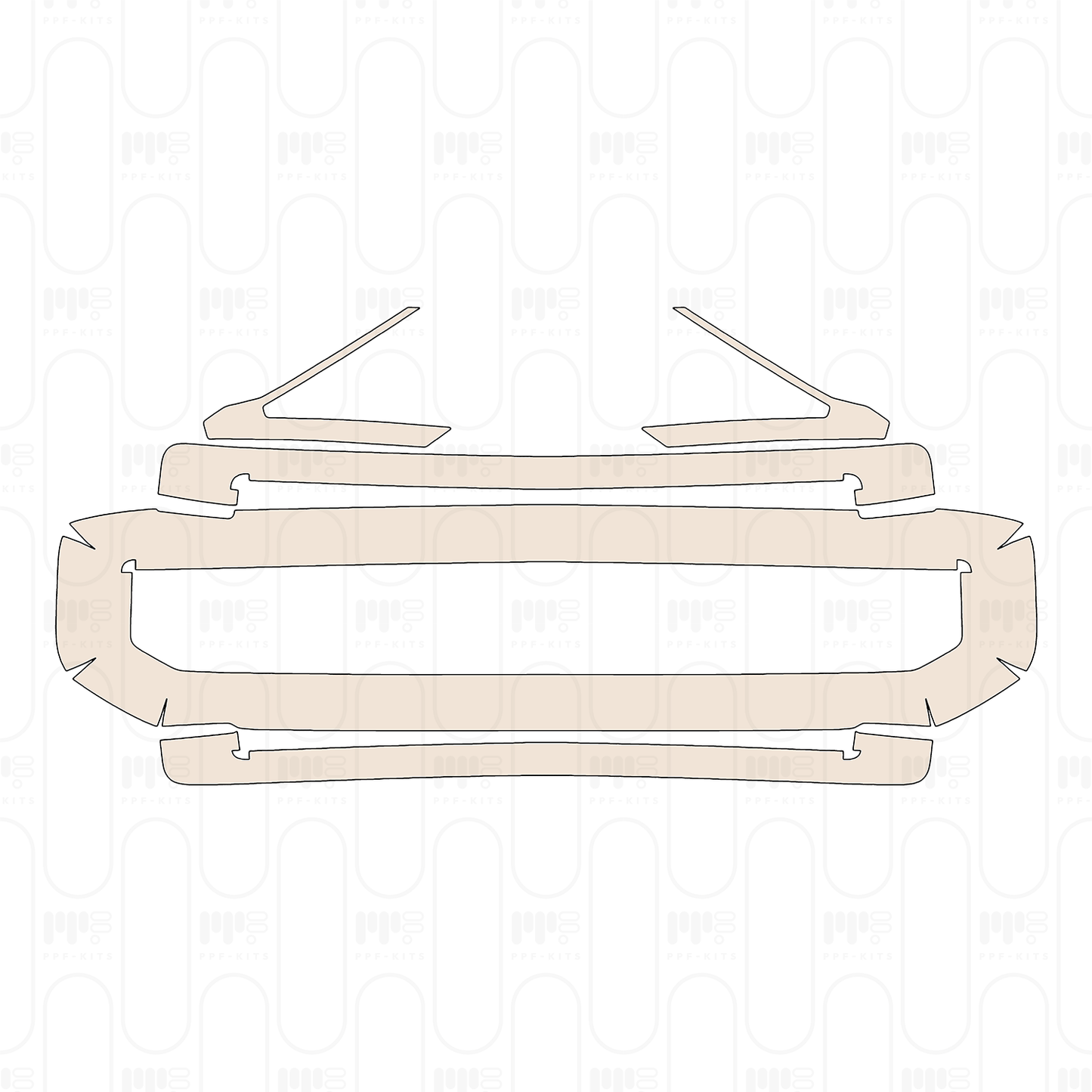 PPF precortado Ford Super Duty F-250 Super Cab Lariat 2022