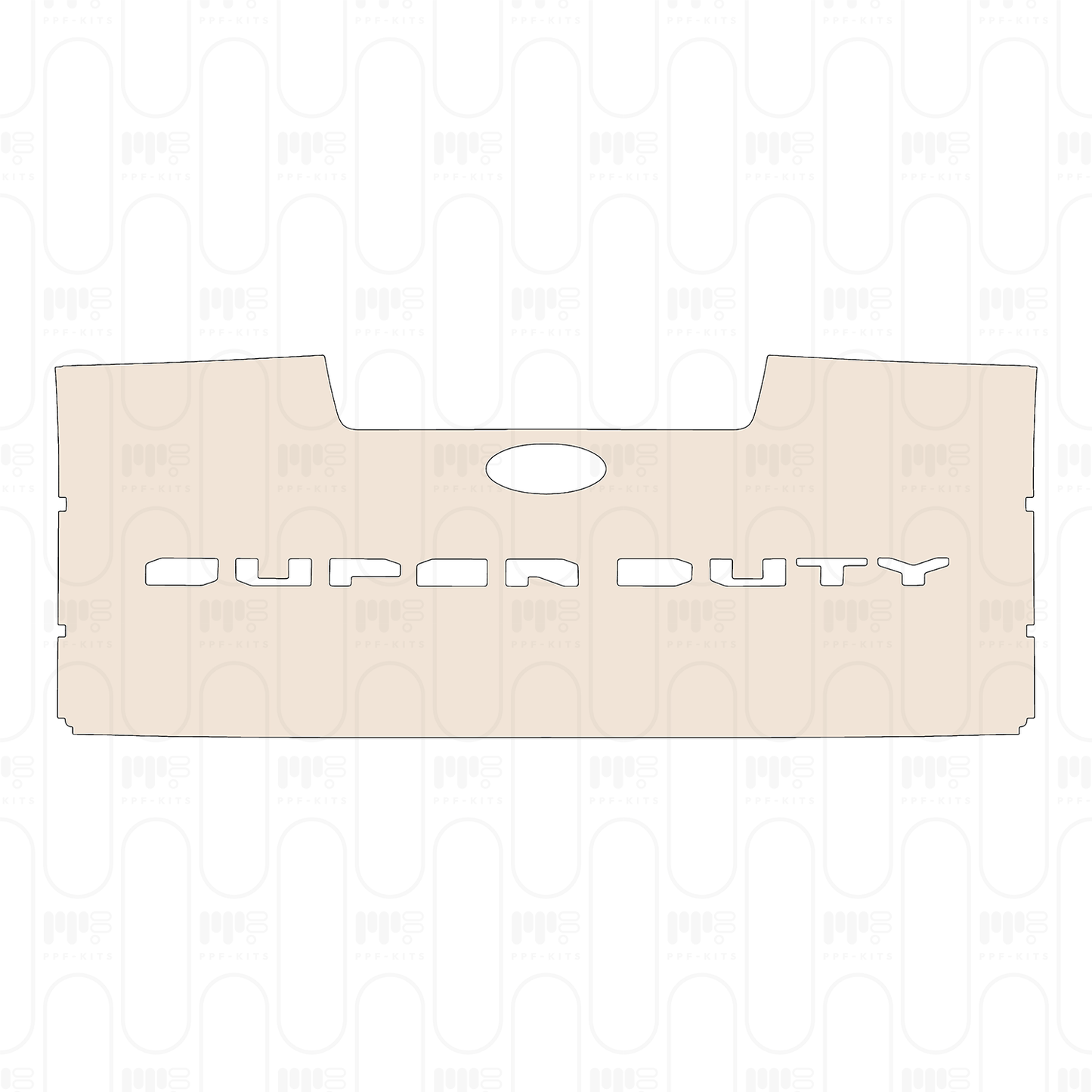 Pre-Cut PPF Ford Super Duty F-250 Crew Cab XLT 2022