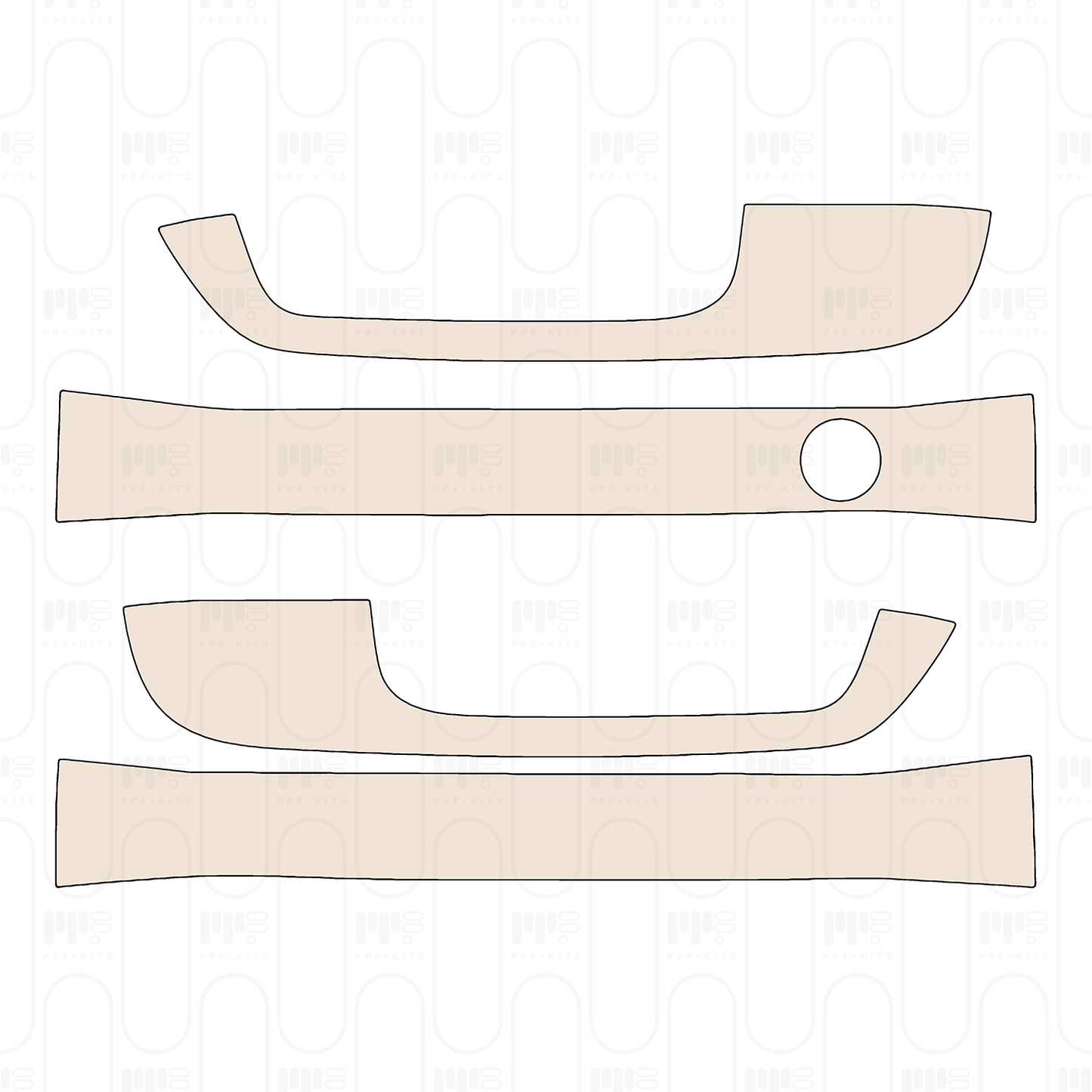 PPF precortado Ford Super Duty F-250 Super Cab Lariat 2022