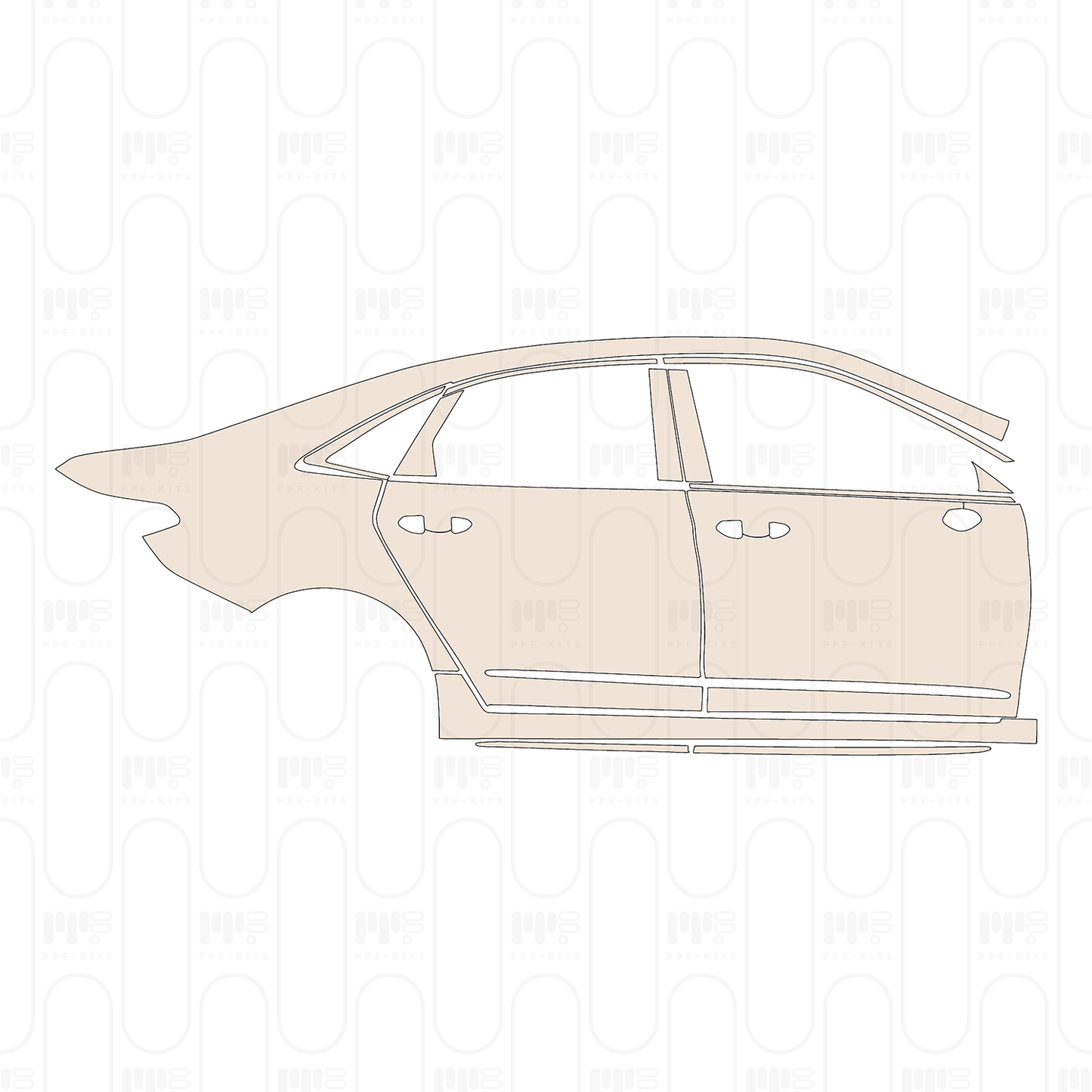 Pre-Cut PPF Ford Taurus Luxury 2022
