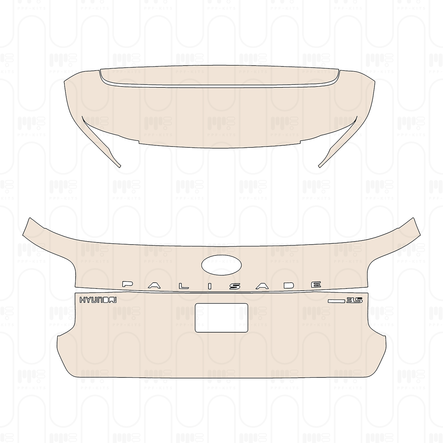 PPF precortado Hyundai Palisade SEL 2022