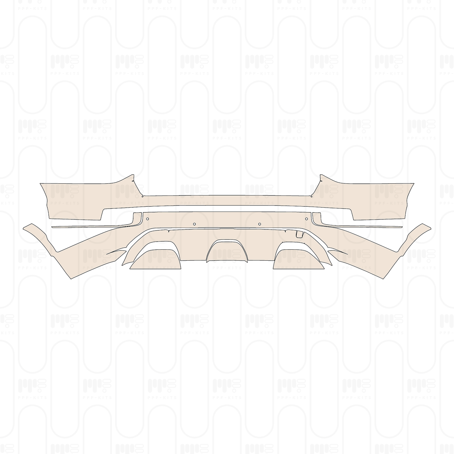 PPF precortado Hyundai Palisade SEL 2022