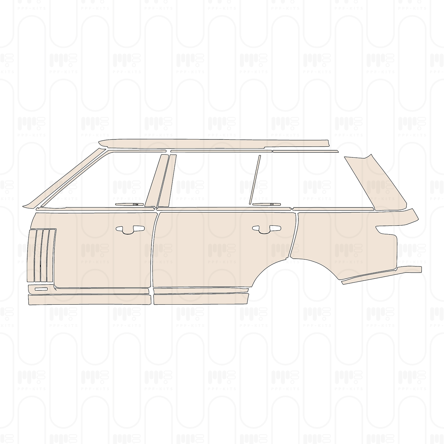 PPF precortado Land Rover Range Rover Extended Wheelbase Base 2022
