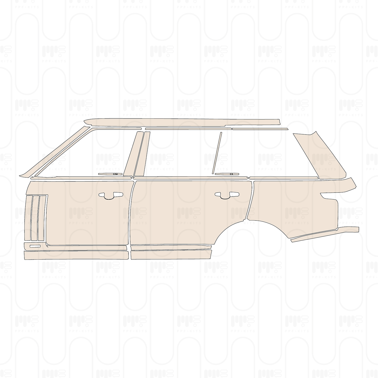 PPF precortado Land Rover Range Rover Extended Wheelbase SVAutobiography 2022
