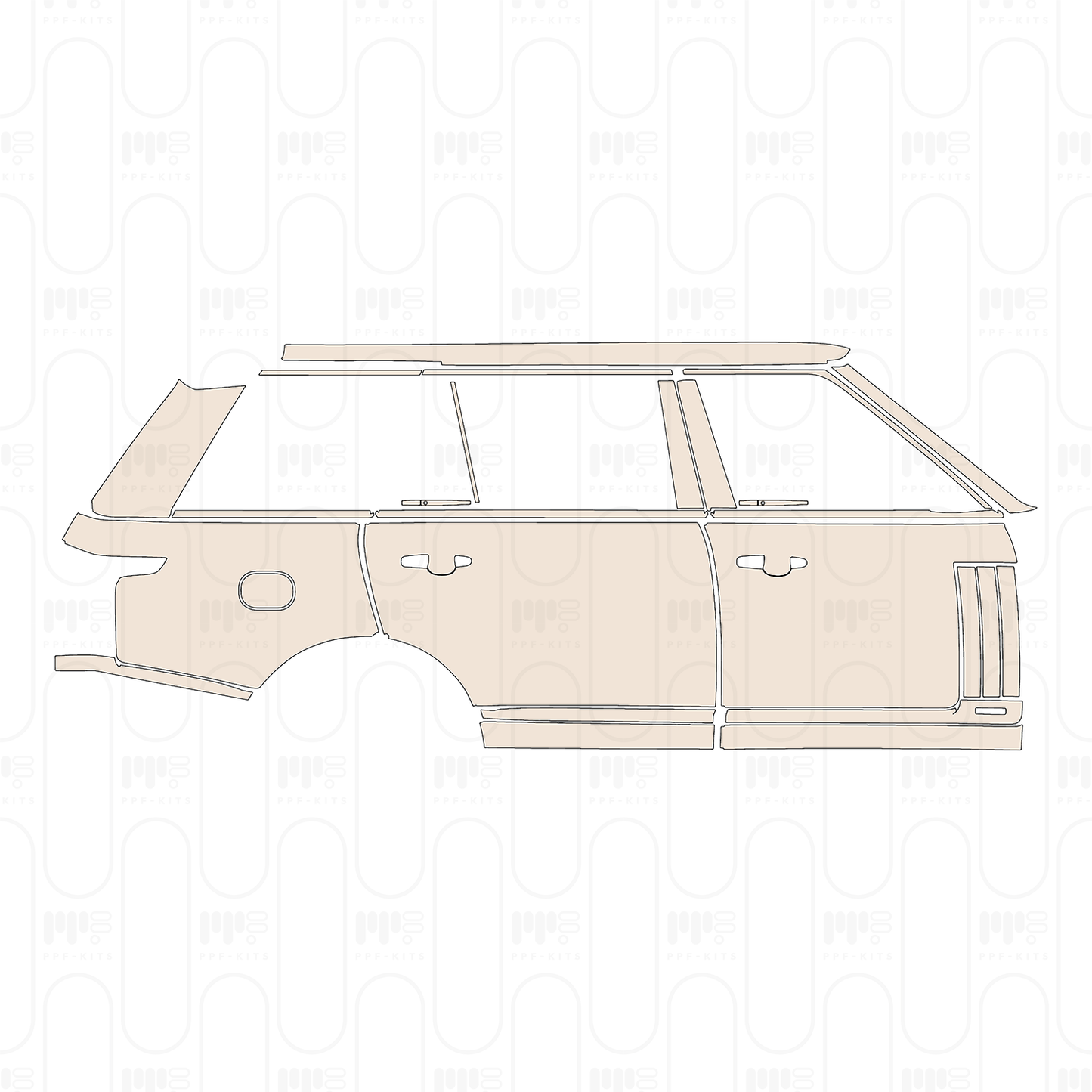 PPF precortado Land Rover Range Rover Extended Wheelbase SVAutobiography 2022