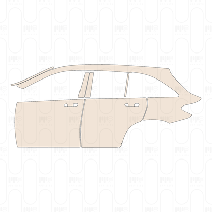Pre-Cut PPF Mercedes-Benz GLC SUV Standard Wheelbase (GLC) Base 2022
