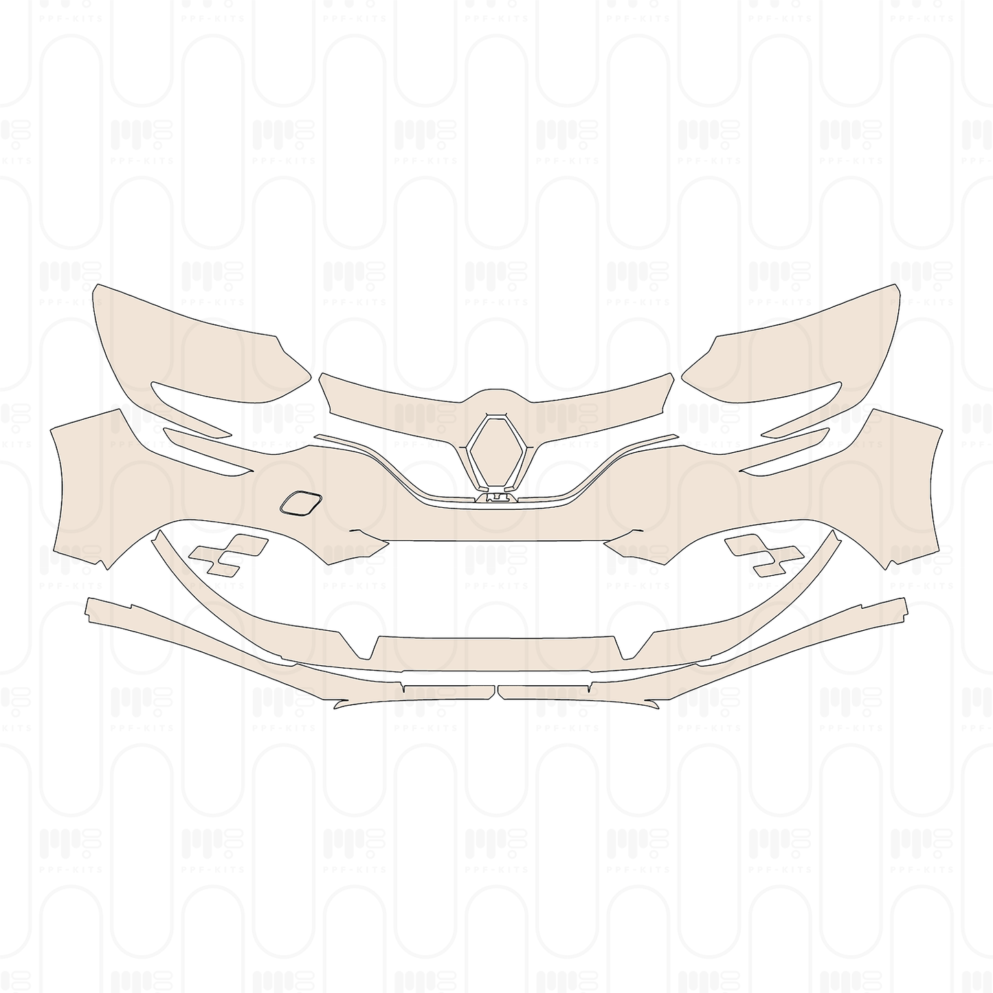 PPF precortado Renault Megane R.S. 2022