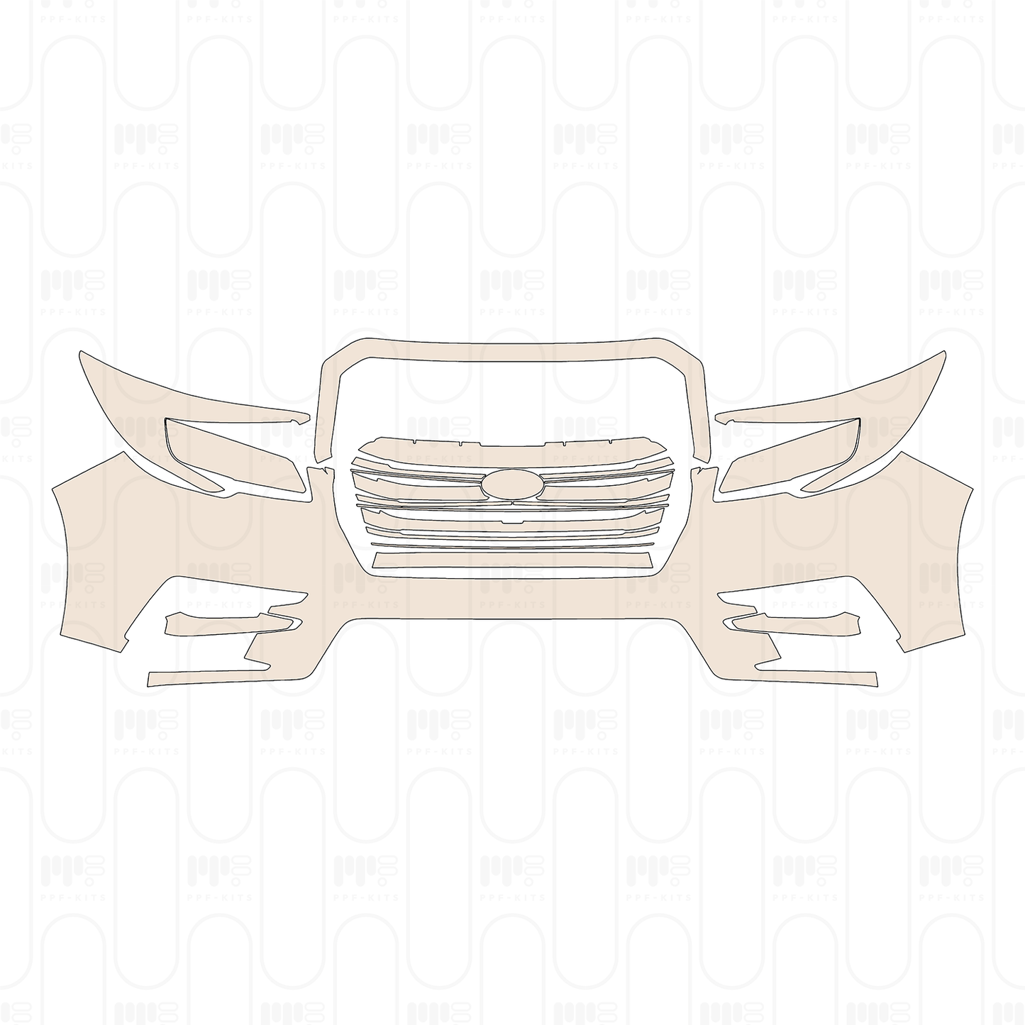PPF precortado Subaru Ascent (US) Touring 2022