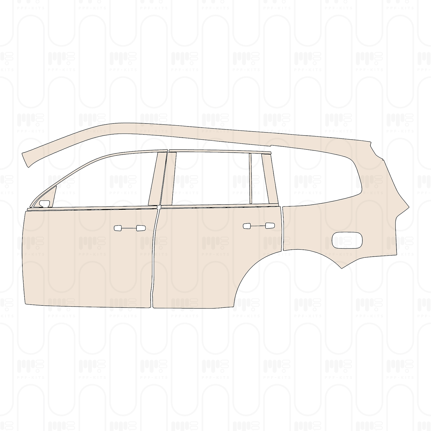 Pre-Cut PPF Tank 500 Sport 2022