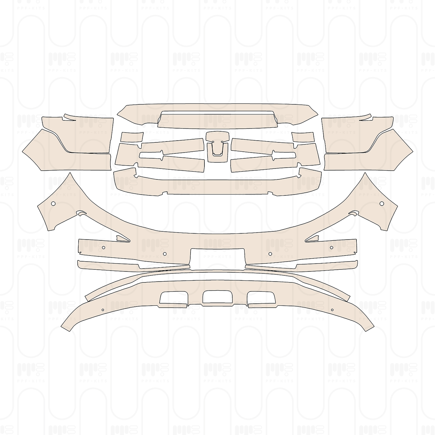 Pre-Cut PPF Tank 500 Sport 2022