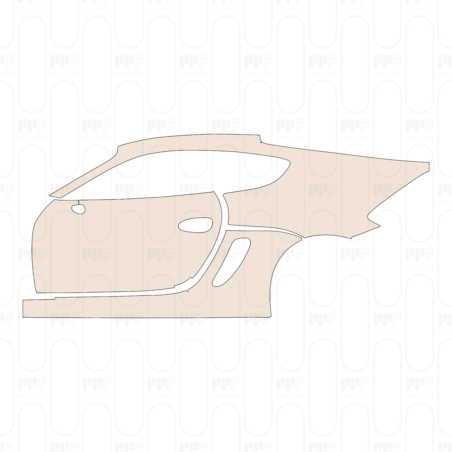 Pre-Cut PPF Porsche Cayman GTS 2016