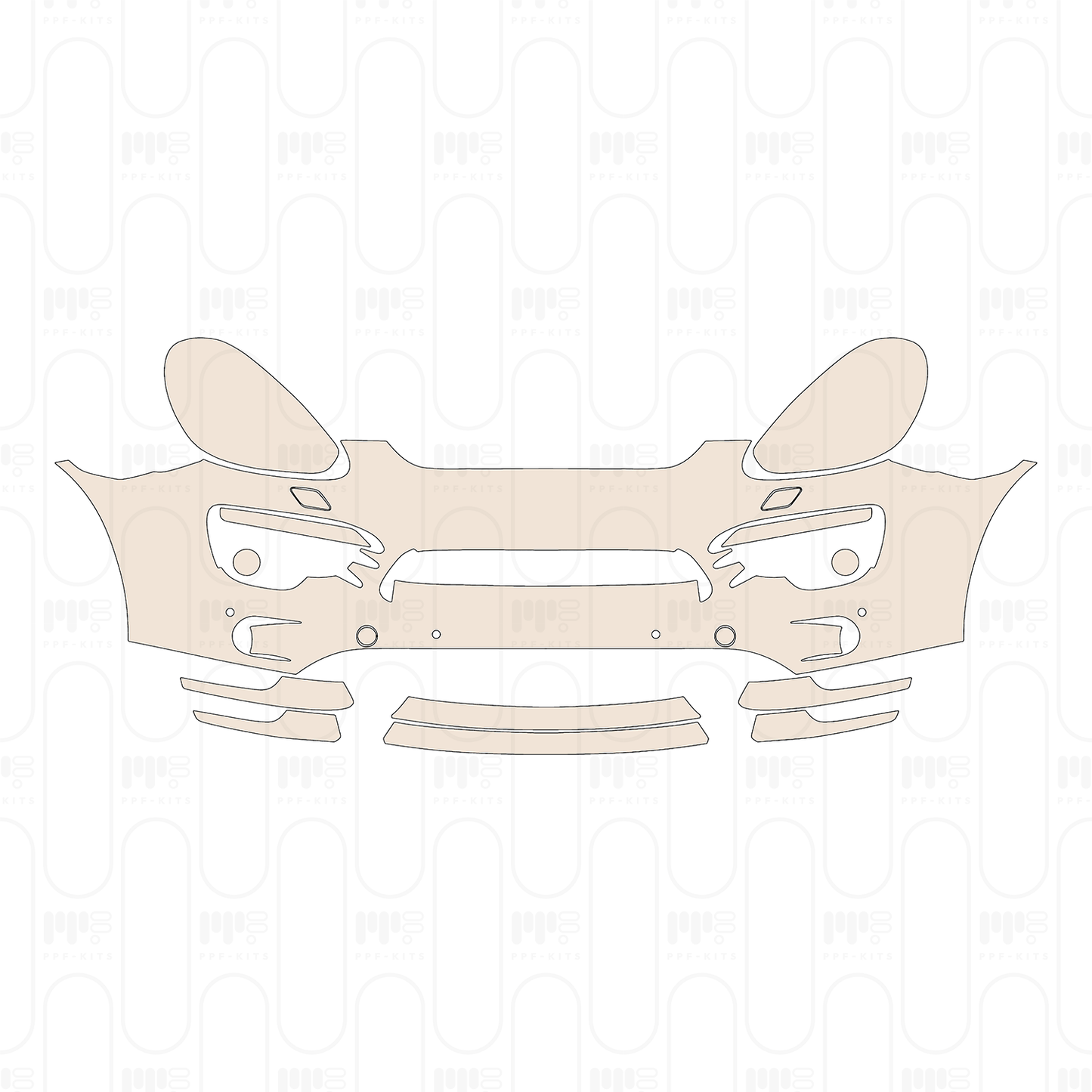 Pre-Cut PPF Porsche Cayenne S 2014