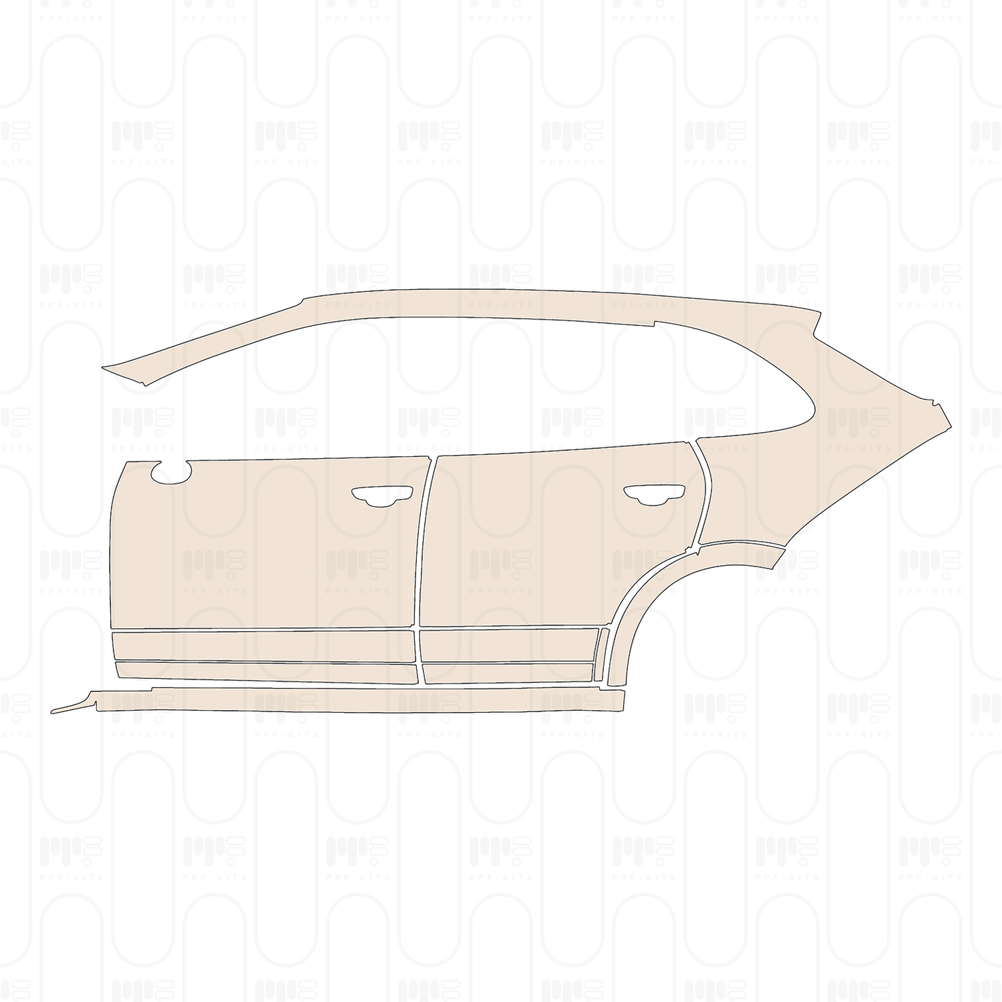 Pre-Cut PPF Porsche Cayenne GTS 2014