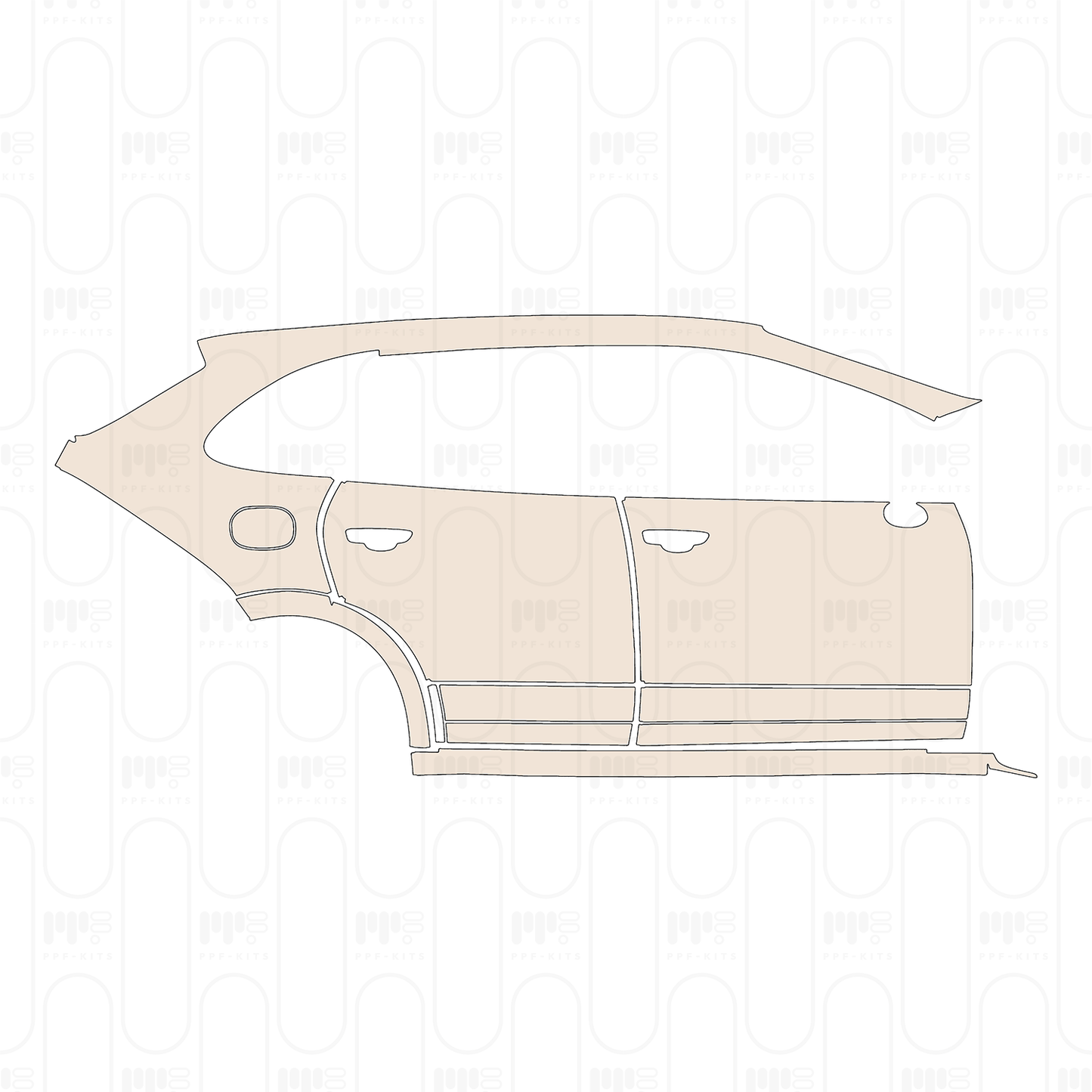 Pre-Cut PPF Porsche Cayenne GTS 2014