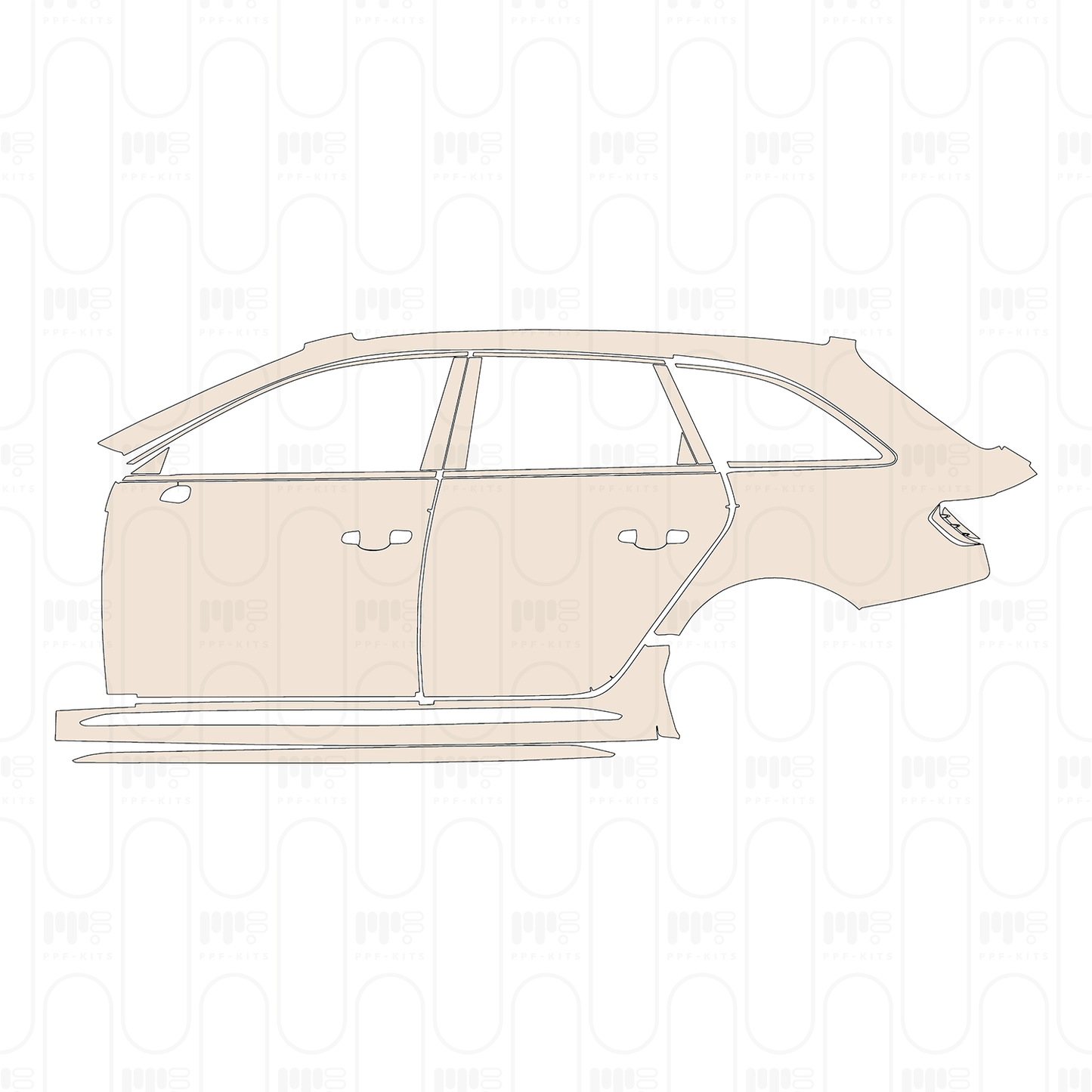 PPF precortado Audi A4 RS4 Avant 2019
