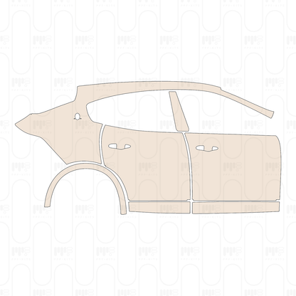 Pre-Cut PPF Maserati Levante S Base 2018