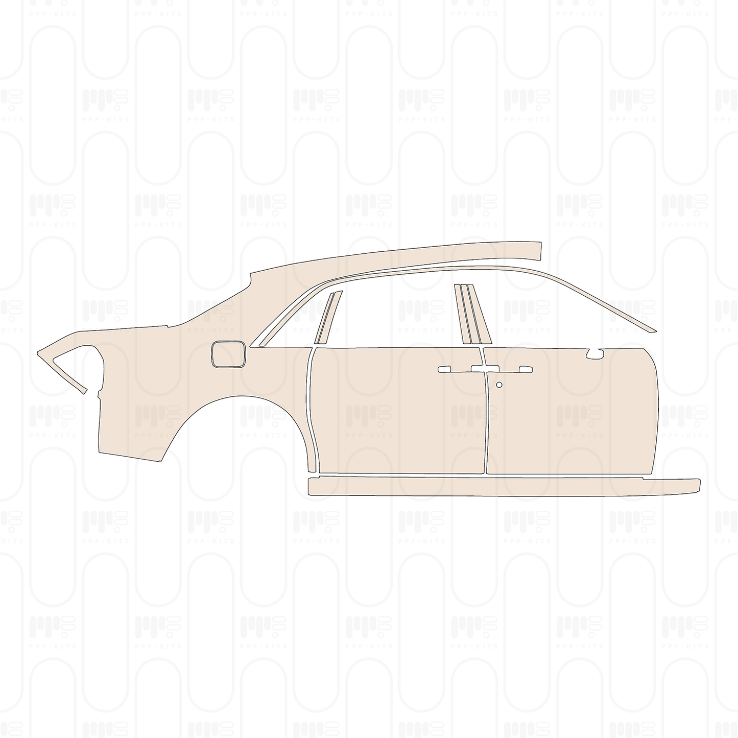 Pre-Cut PPF Rolls-Royce Ghost Extended Wheelbase 2011