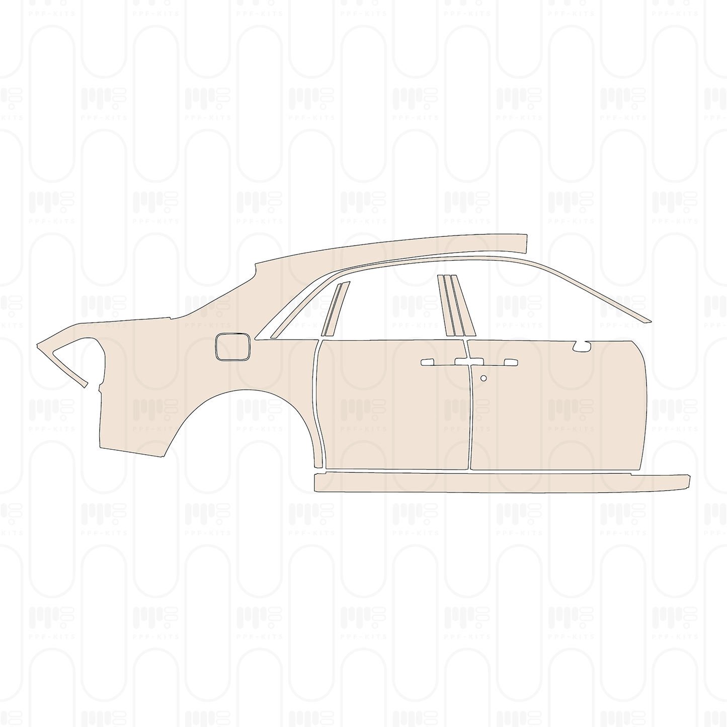 Pre-Cut PPF Rolls-Royce Ghost Standard Wheelbase 2018