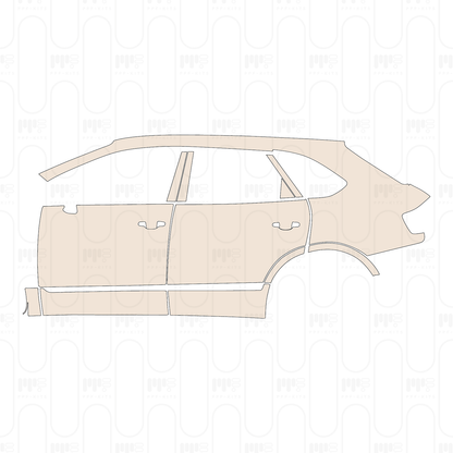 Pre-Cut PPF Bentley Bentayga Standard Wheelbase Base 2019
