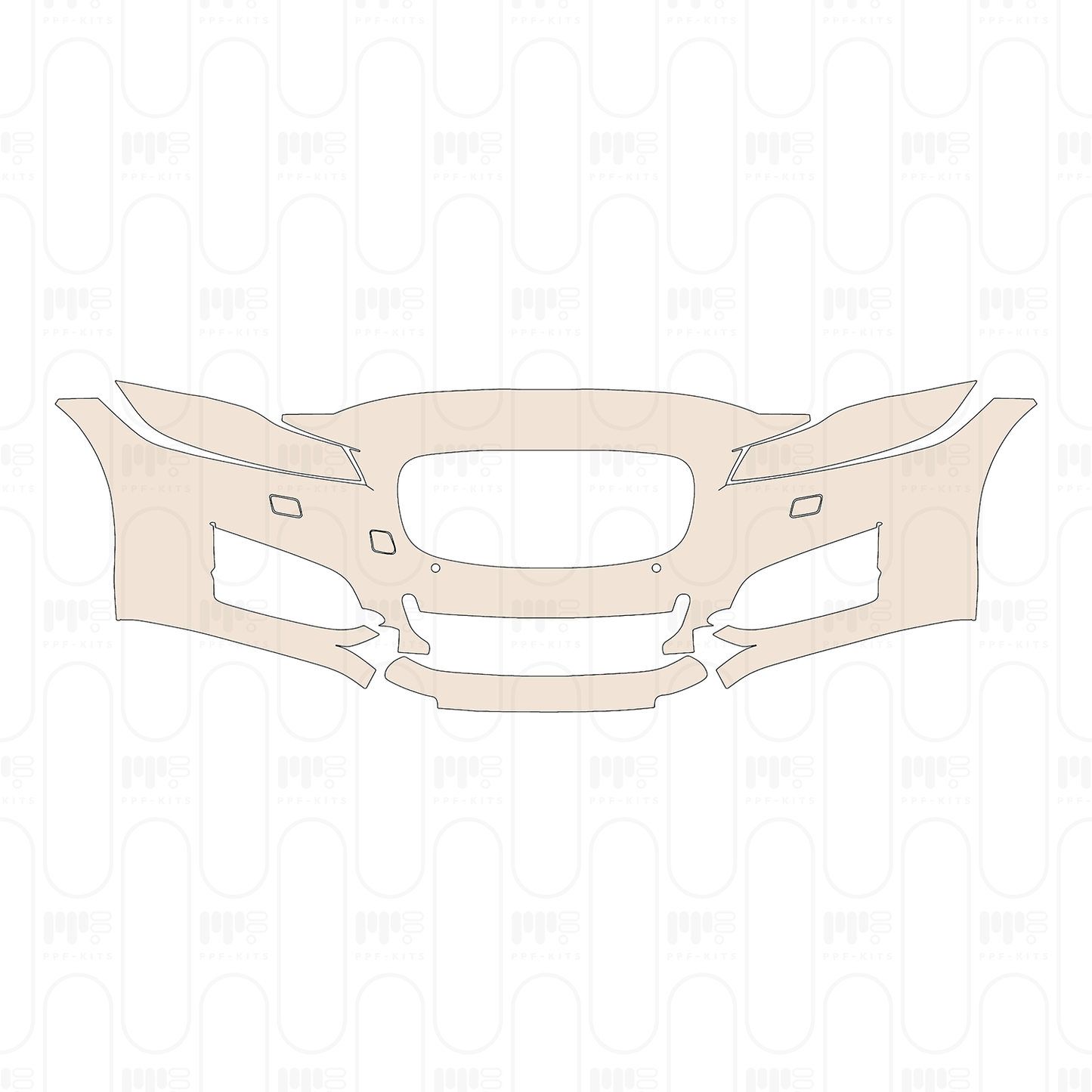 Pre-Cut PPF Jaguar XF Base 2018