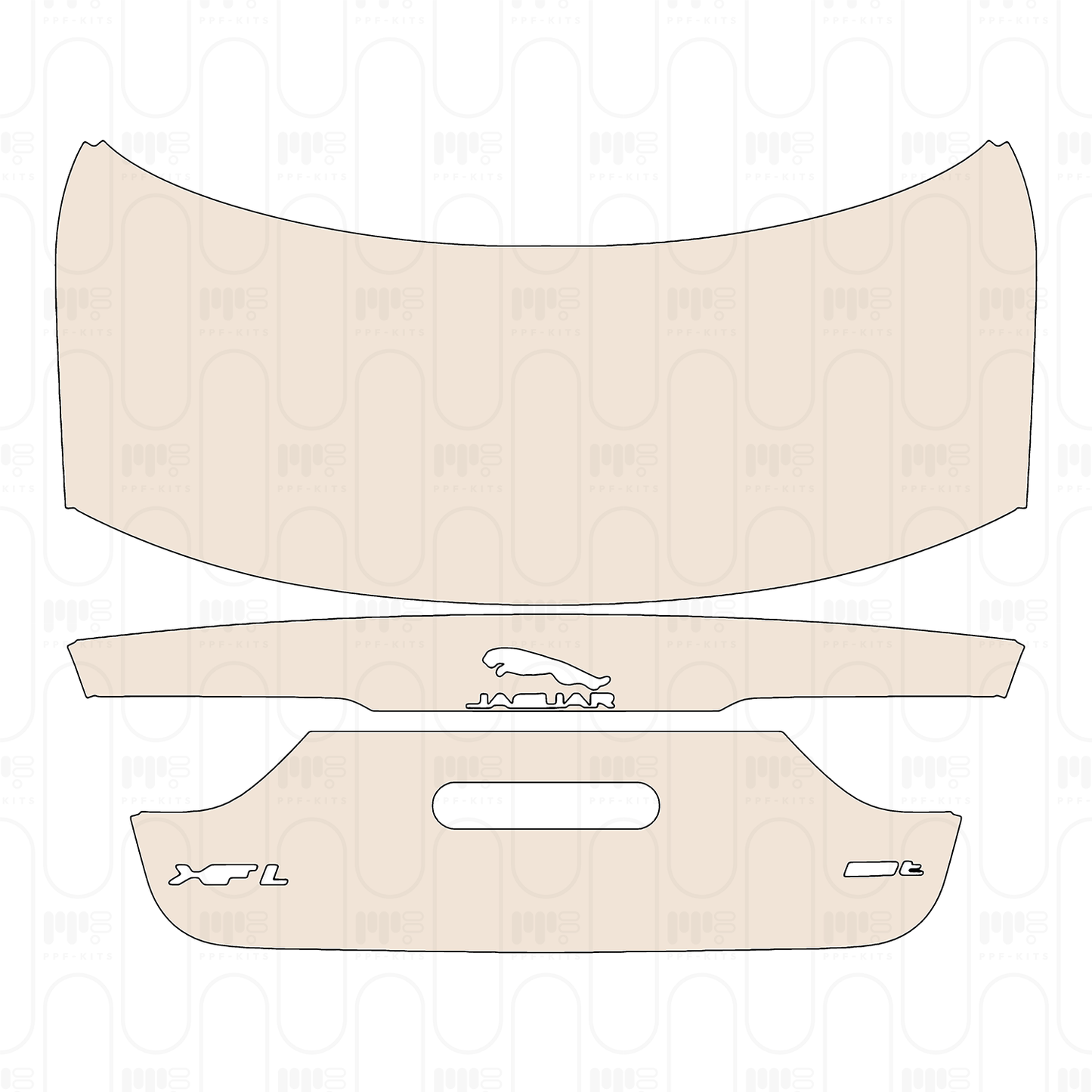 Pre-Cut PPF Jaguar XF XFL R-Sport 2016