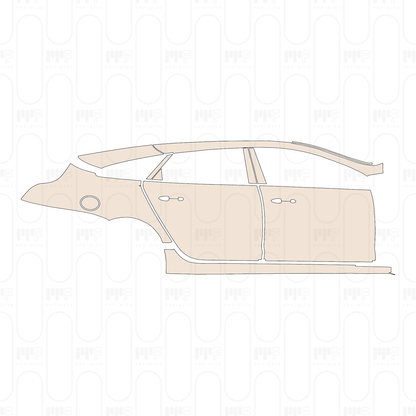 Pre-Cut PPF Jaguar XJ XJL R 2017