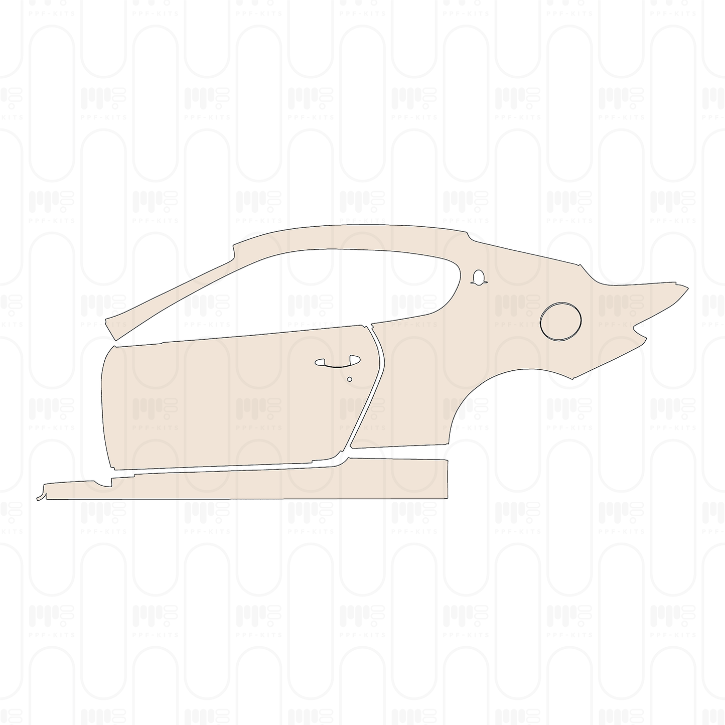 Pre-Cut PPF Maserati GranTurismo MC Stradale 2011