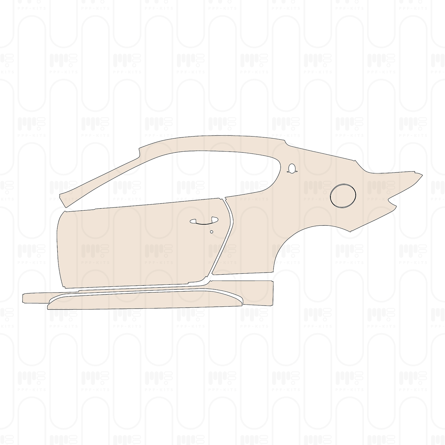 Pre-Cut PPF Maserati GranTurismo S 2011