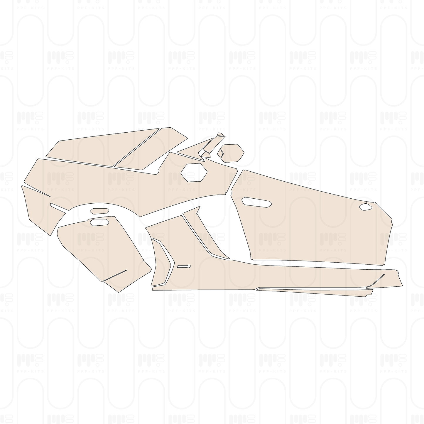 Pre-Cut PPF Lamborghini Aventador LP 700-4 Coupe 2011