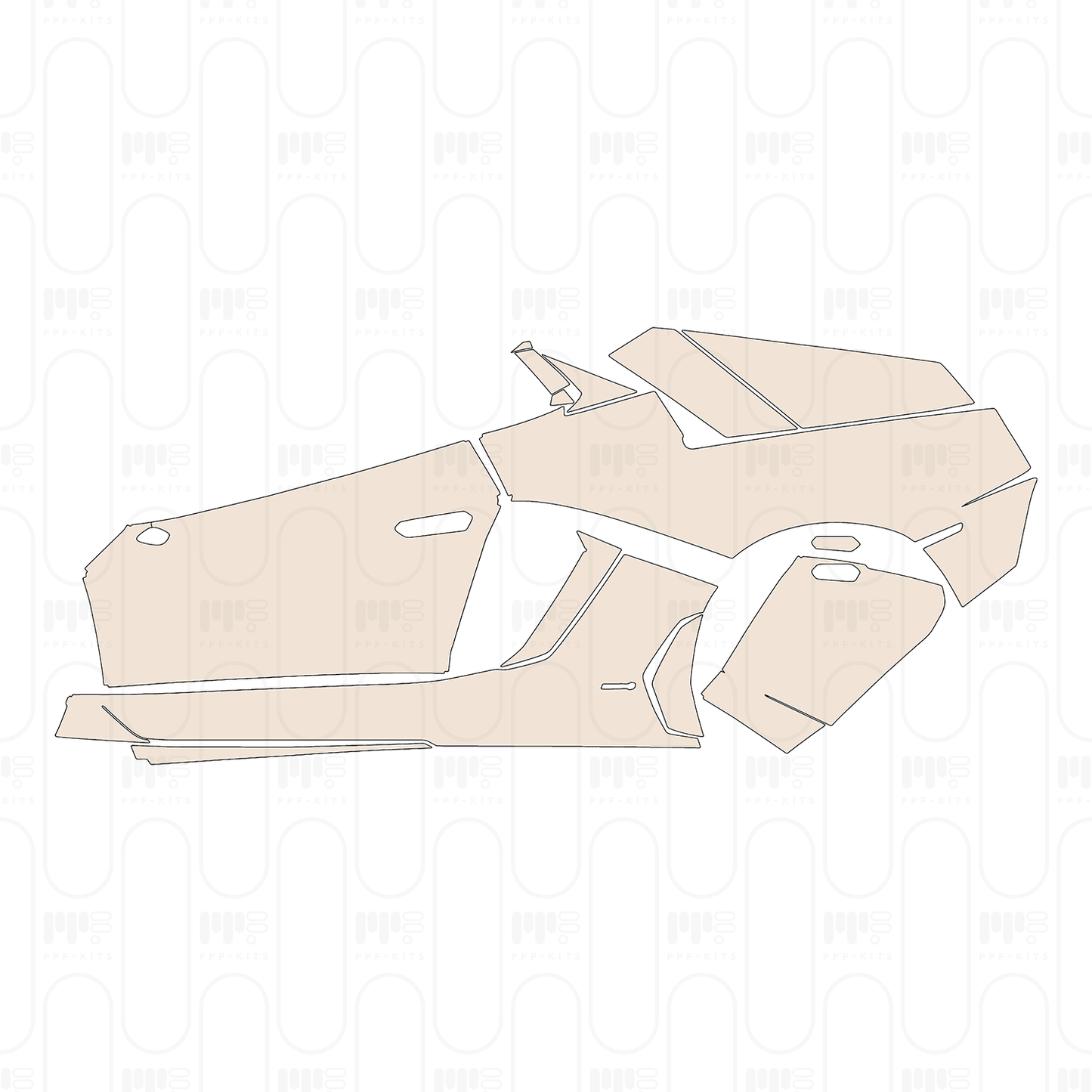 Pre-Cut PPF Lamborghini Aventador LP 700-4 Coupe 2011
