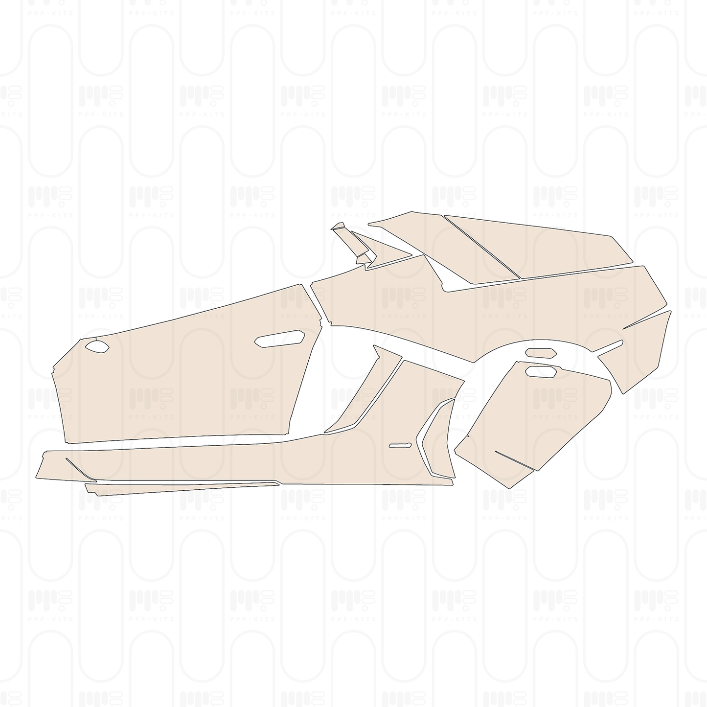PPF precortado Lamborghini Aventador LP 700-4 Roadster 2015