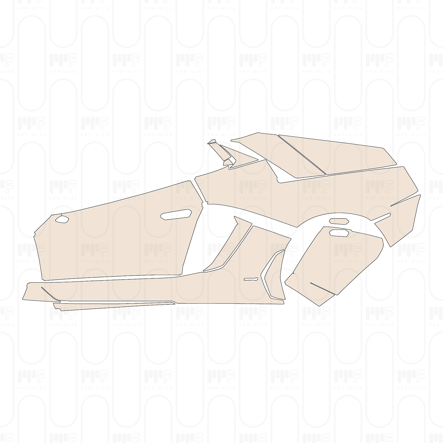 PPF precortado Lamborghini Aventador LP 700-4 Roadster 2015