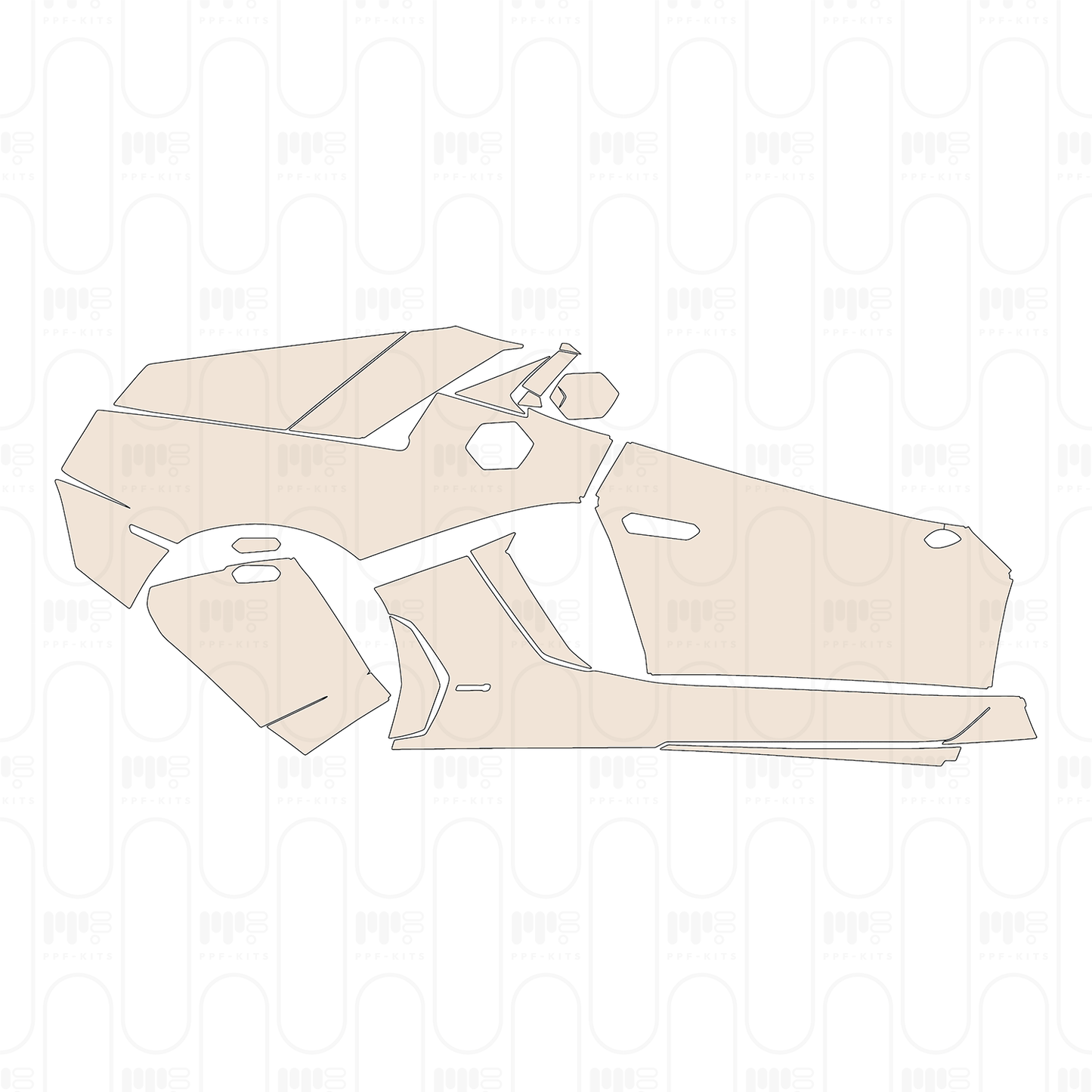 PPF precortado Lamborghini Aventador LP 700-4 Roadster 2015
