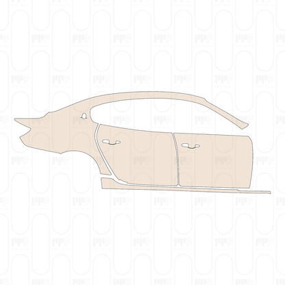 Pre-Cut PPF Maserati Quattroporte GTS Base 2016