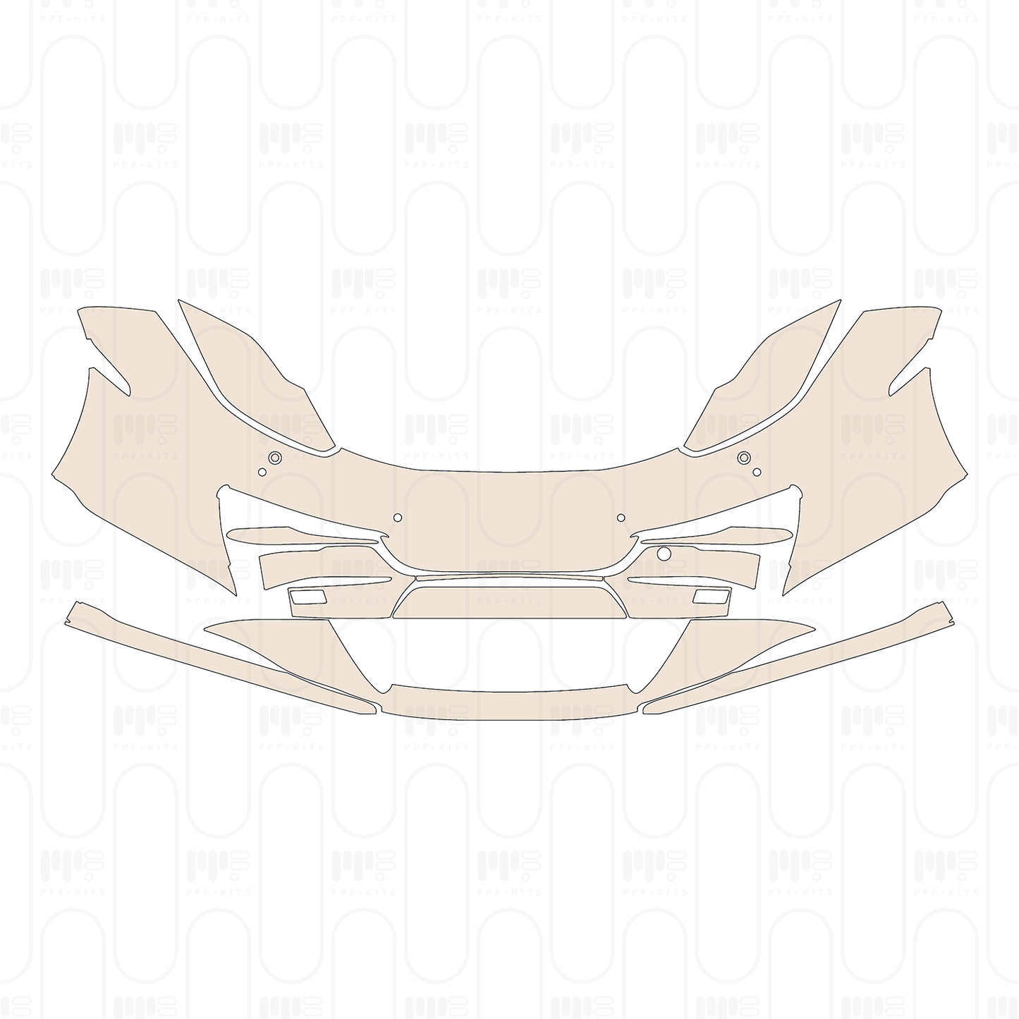 PPF precortado McLaren MP4-12C Spider 2014