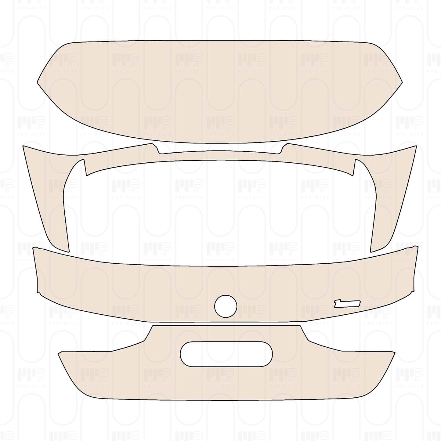 Pre-Cut PPF BMW 1 Series 5-door Sports Hatch M Sport 2026