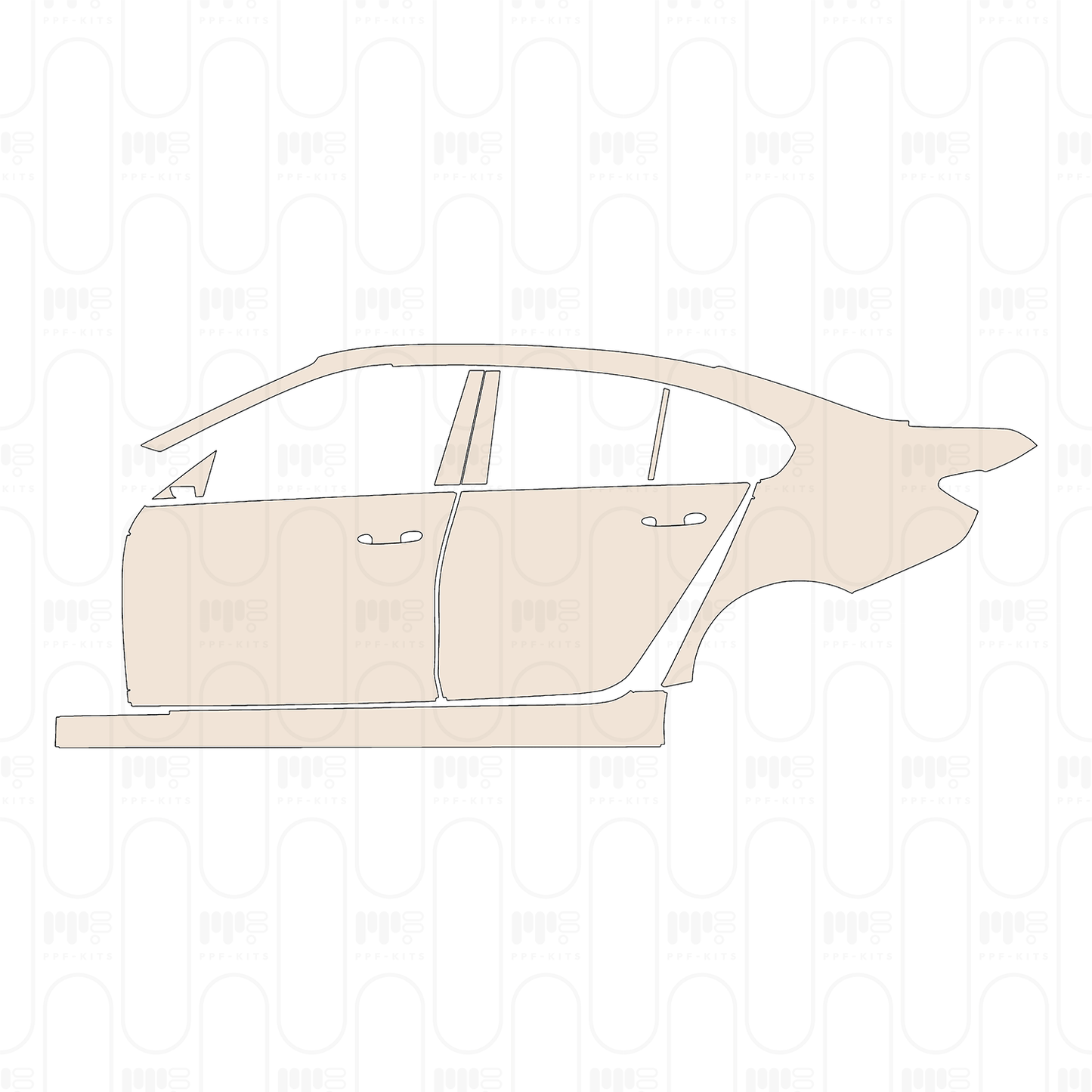 Pre-Cut PPF BMW 3 Series Sedan Sport Line Standard Wheelbase 2026