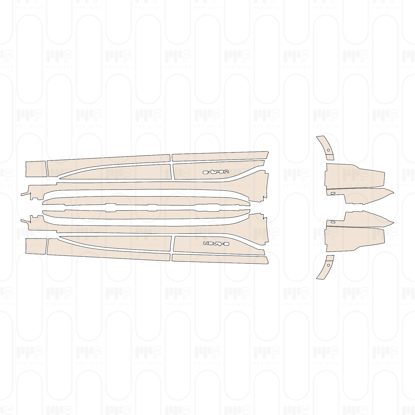 Pre-Cut PPF Audi A6 e-tron A6 Avant e-tron S-Line 2025
