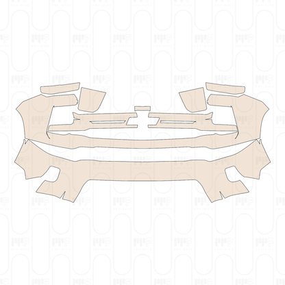 Pre-Cut PPF Chevrolet Silverado HD 2500 HD LT 2025