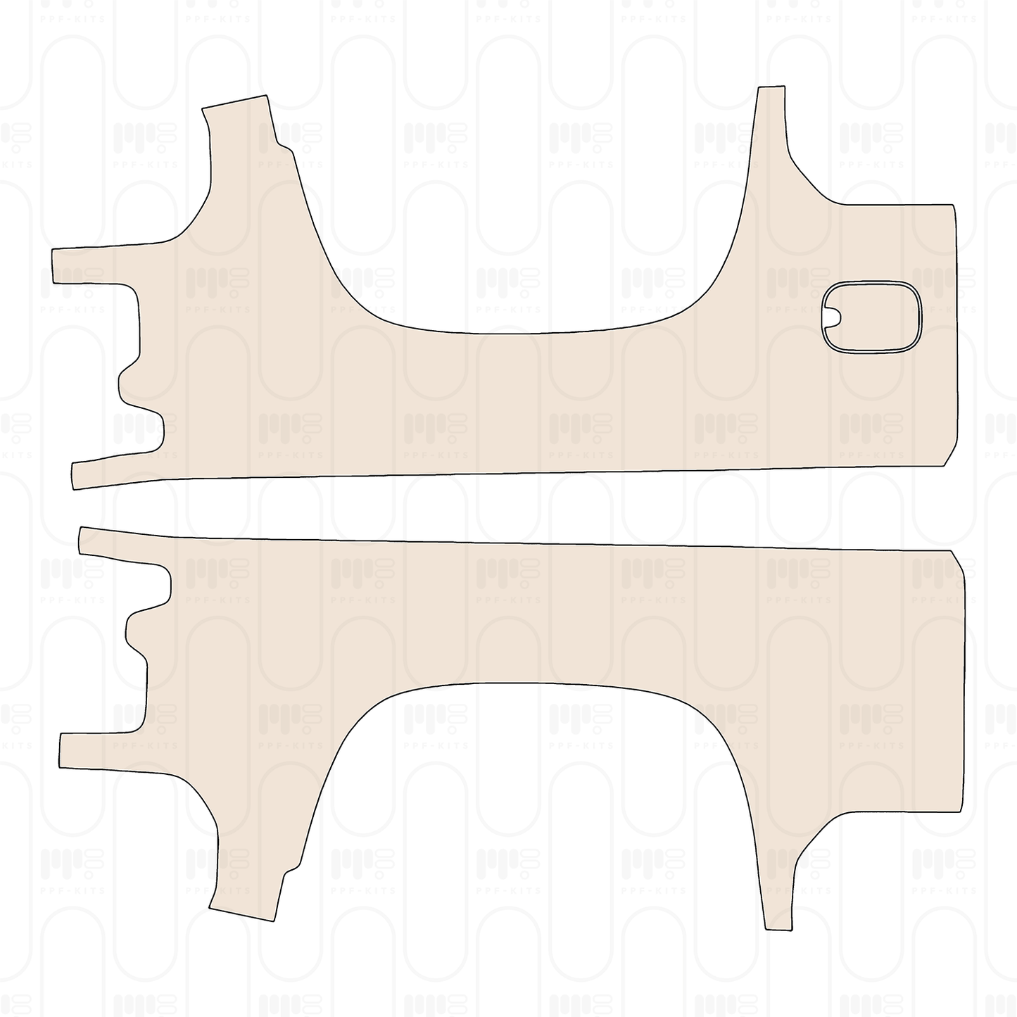 Pre-Cut PPF Chevrolet Silverado HD 2500 HD LT 2025