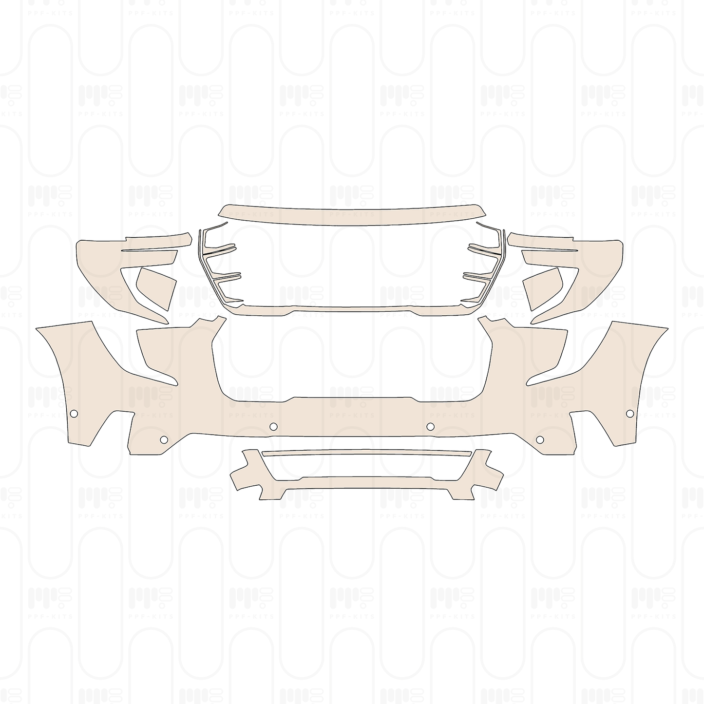 Pre-Cut PPF GMC Acadia AT4 2026