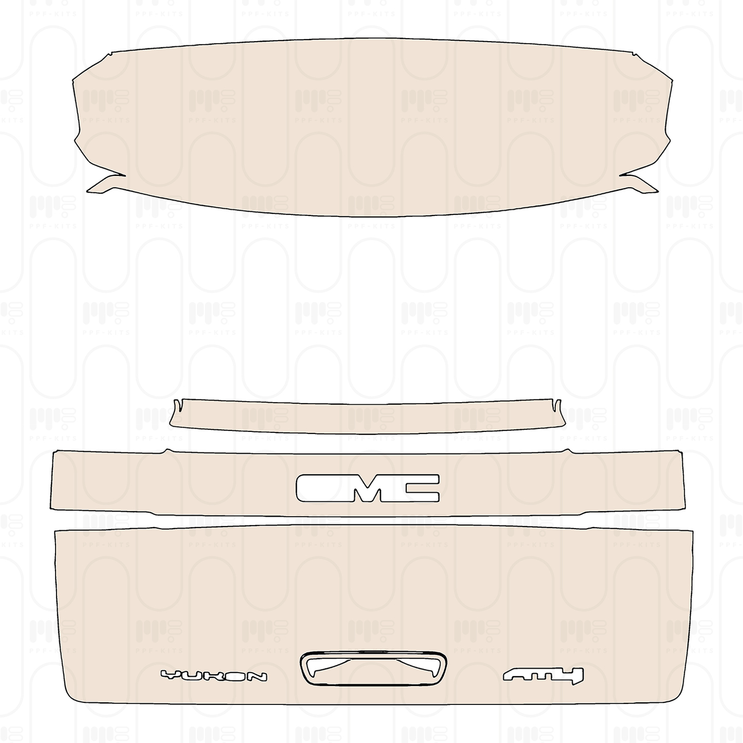 Pre-Cut PPF GMC Yukon XL AT4 2026