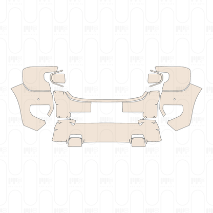 PPF precortado Ford Ranger (EU) XLT 2025