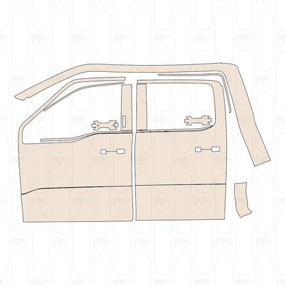 PPF precortado Ford F-150 SuperCrew King Ranch 2025