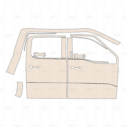 PPF precortado Ford F-150 SuperCrew King Ranch 2025