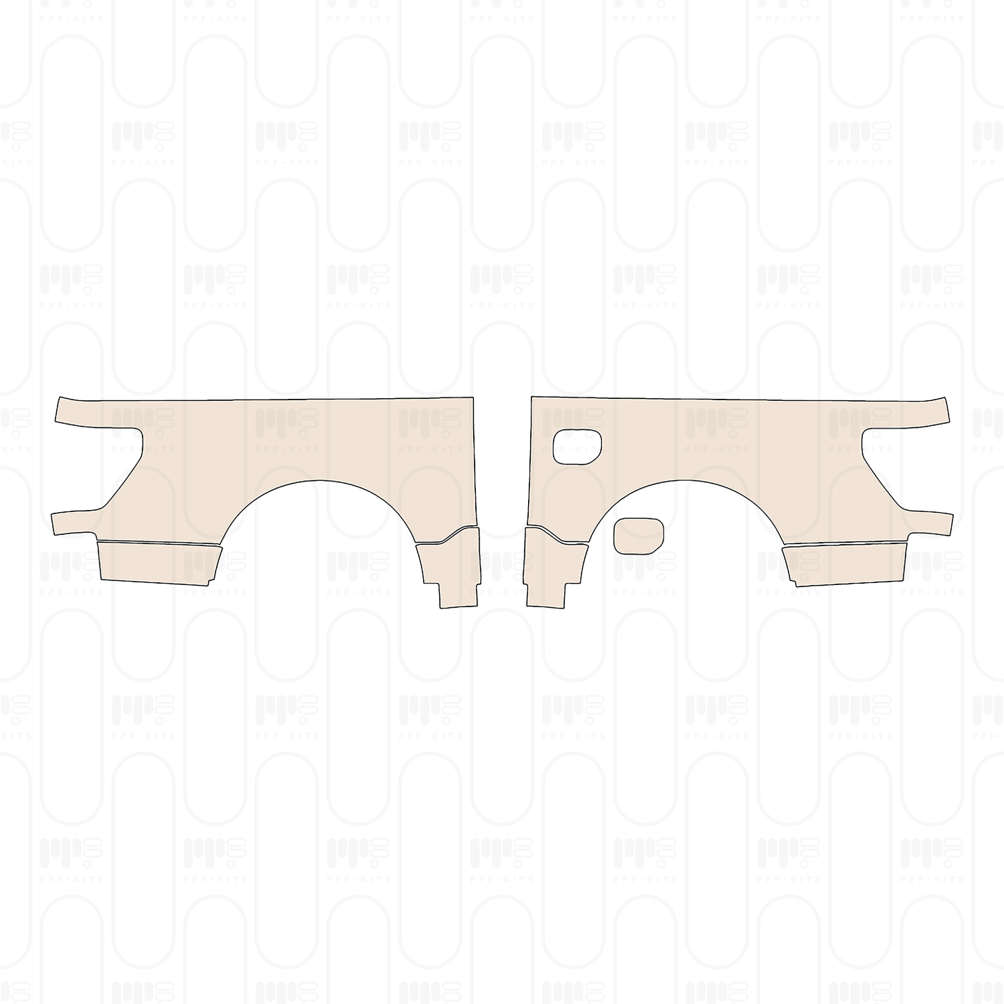 PPF precortado Ford F-150 SuperCrew King Ranch 2025