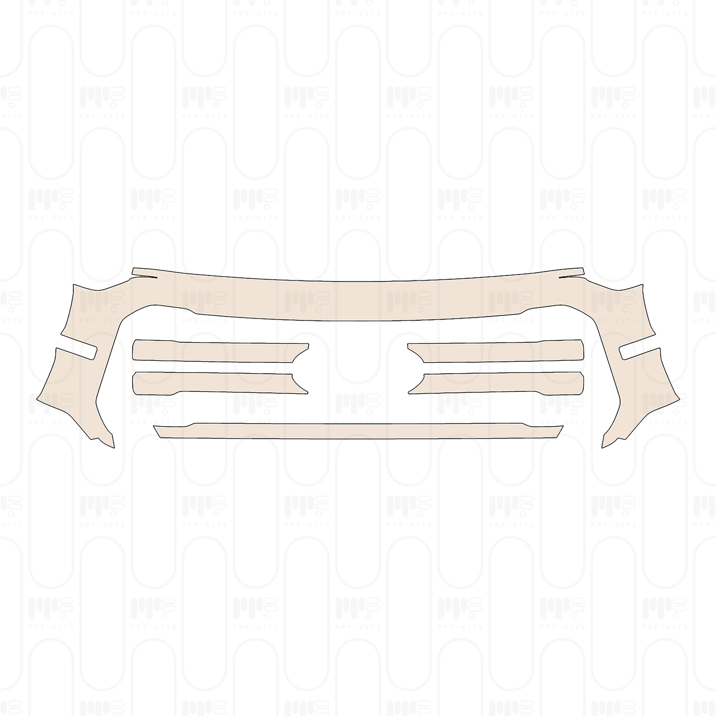 PPF precortado Ford F-150 SuperCrew Lariat 2025